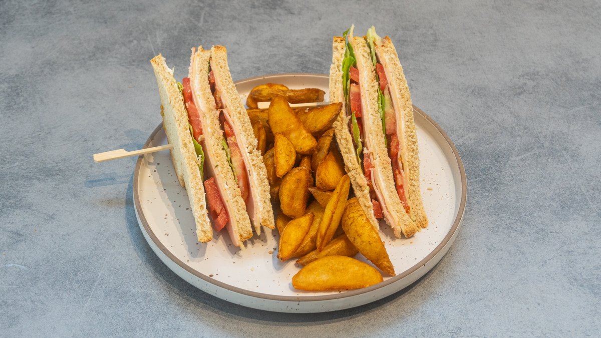 Club sandwich γαλοπούλα